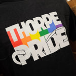 A close up of the Thorpe Pride logo